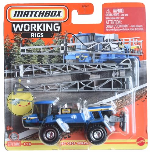 Matchbox MBX Crop Sprayer, Working Rigs 1/16 [Blau] von Matchbox