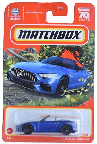 Matchbox Mercedes AMG SL 63, Blau 67/100 von Matchbox