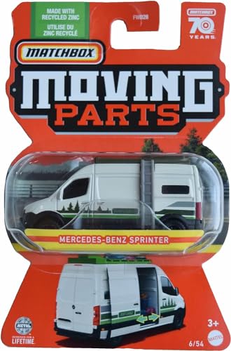 Matchbox Mercedes Benz Sprinter, bewegliche Teile 6/54 von Matchbox