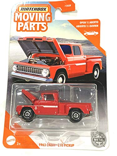 Matchbox Moving Parts 1963 Chevy C10 Tonabnehmer (rot) von Matchbox