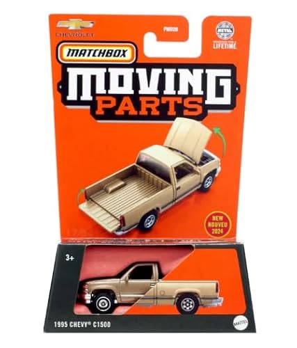 Matchbox Moving Parts 1995 Chevy C1500 Diecast Spielzeugauto, Gold von Matchbox