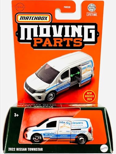 Matchbox Moving Parts 2022 Nissan Townstar MBX Dry Cleaners Van von Matchbox