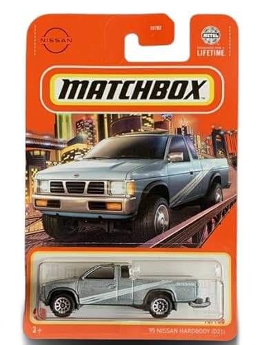 Matchbox Nissan Hardbody (D21) Silver Diecast Truck, 15/100 von Matchbox