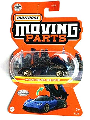 Matchbox Pagani Huayra Roadster [Marineblau] 1/20 - Umzugsteile 2021 von Matchbox