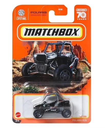 Matchbox Polaris RZR 1:64 Die-Cast Fahrzeug, Schwarz/Rot von Matchbox