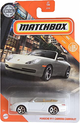 Matchbox Porsche 911 Carrera Cabriolet, [Weiß] Metallteile 37/100 von Matchbox