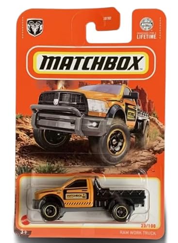 Matchbox Ram Work Truck, Gelb, 23/100 von Matchbox