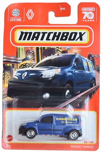 Matchbox Renault Kangoo, Blau 83/100 - Auto - Tragbar - Sport - Erwachsene Sammler, Enthusiasten von Matchbox