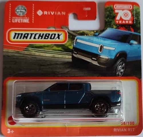 Matchbox Rivian R1T 38/100 Serie 2023 Metalflake Dark Blue dunkelblau von Matchbox