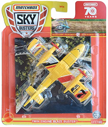 Matchbox Sky Busters Twin Engine Blaze Buster 70 Jahre von Matchbox