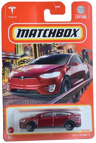 Matchbox Tesla Model X, rot 18/100 von Matchbox