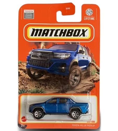 Matchbox Toyota Hilux Pickup, Blau, 35/100 von Fisher-Price