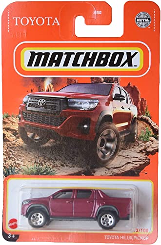 Matchbox Toyota Hilux Pickup, [red] 13/100 rot von Matchbox