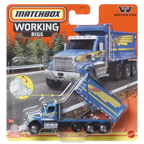 Matchbox Western Star 49X, Working Rigs 9/16 [Blau], N3242 von Matchbox