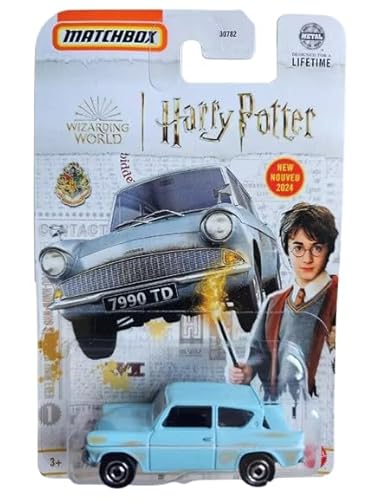 Matchbox Wizarding World 1962 Ford Anglia 42/100 1:64 Die-Cast, Neu für 2024 von Matchbox