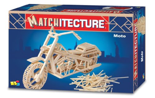 Matchitecture Moto Motorcyle Matchstick Modell Bastelset Motorrad von Bojeux