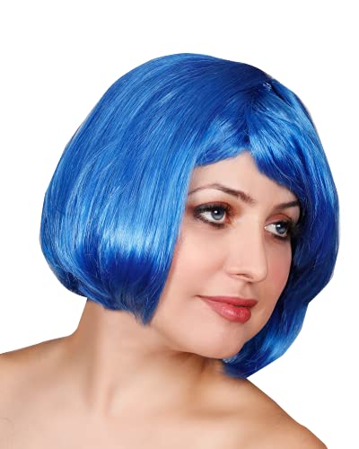 KURZES BOB-PERÜCKE FÜR FRAUEN-FANTASTISCHES KLEID COSPLAY-PERÜCKE POP-PARTY-KOSTÜM (Blau) von Matissa