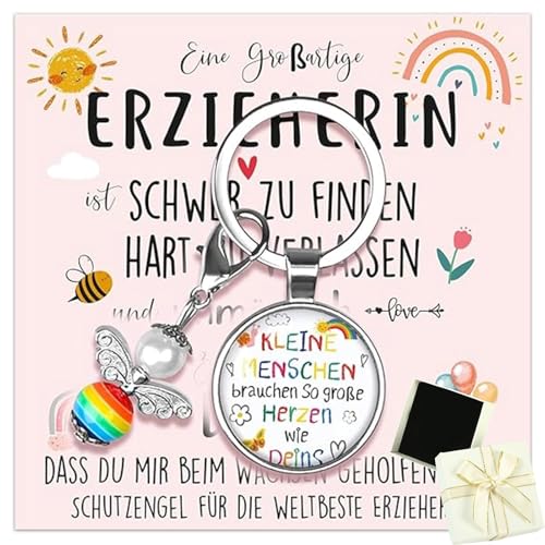 Matreeglam Schöner Schlüsselanhänger, Einschulung Mädchen Geschenk (Stil 2) von Matreeglam