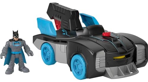 Fisher-Price Imaginext GWT24 - DC Super Friends Bat-Tech Batmobil und Batman, Spielzeug ab 3 bis 8 Jahren von Fisher-Price