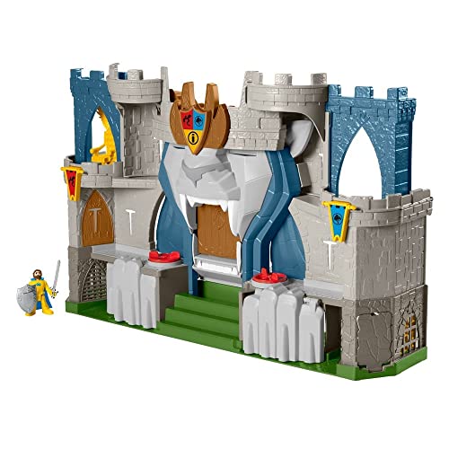 Fisher-Price Imaginext HCG45 - Die Ritterburg des Löwenkönigreichs, mittelalterliches Spielset mit Figuren, Spielzeug von 3 bis 8 Jahren von Fisher-Price