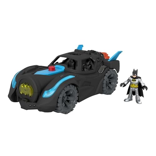 Fisher-Price Imaginext HGX96 - DC Super Friends Lights & Sounds Batmobile, Spielzeug ab 3 bis 8 Jahren von Fisher-Price