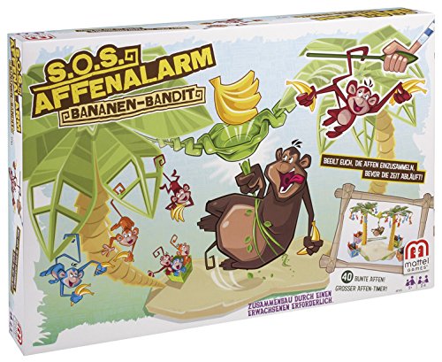 Mattel BFV25 - S.O.S. Affenalarm Bananen-Bandit, Kinderspiel von Mattel Games