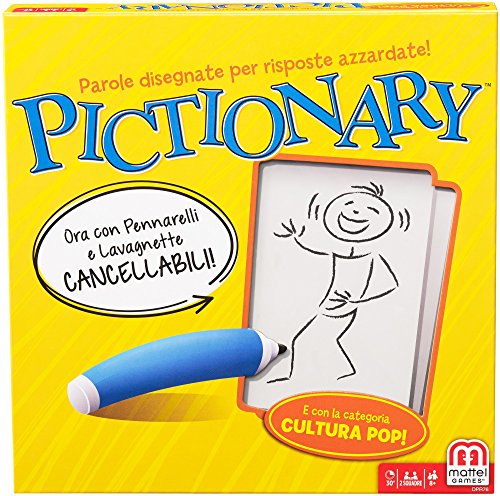 Mattel Games, Pictionary DPR76 Spiel in Box für Familien, italienische Sprache, 8 Jahre + von Mattel Games