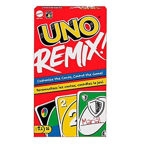 Mattel Games GXD71 - UNO® Remix Individuell gestaltbares Kartenspiel für Spieler ab 7 Jahren von Mattel Games