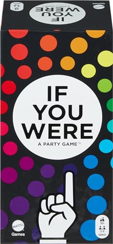 Mattel Games If You were a Party Game with Ridiculous Questions & Finger Voting with Cards & Spinners for 3 to 8 Players von Mattel Games