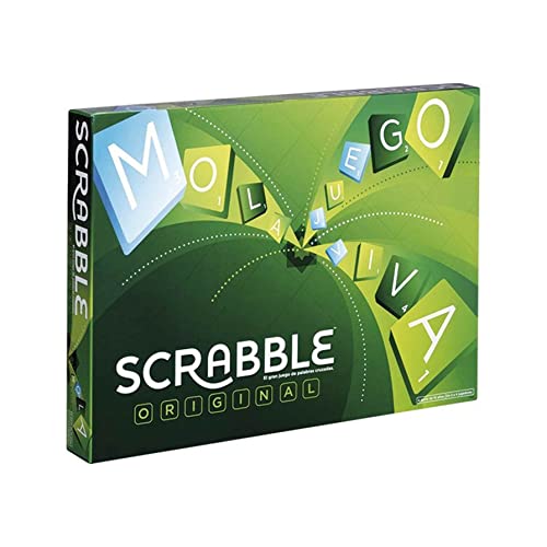 Mattel Games Scrabble Original, Spanische Version, Gesellschaftsspiel, Brettspiel, Familienspiel, Design kann variieren, ab 10 Jahren, Y9594 von Mattel Games