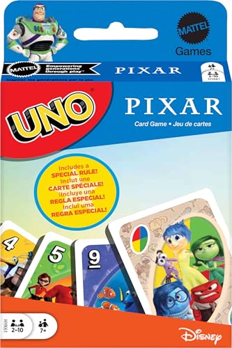 Mattel Games UNO Pixar Kartenspiel mit 112 Karten und Anleitung, tolles Spielzeug für Kinder ab 7 Jahren von Mattel Games