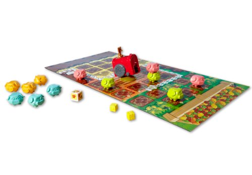 Mattel Y2552 - Lauf, Schweinchen, lauf, Strategiespiel für Kinder von Mattel Games