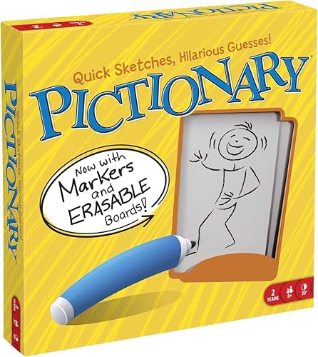 Pictionary B01AIF8A2Q Brettspiel, Version, Anleitung in englischer Sprache, Verschieden von Mattel Games