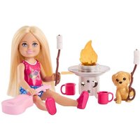 Barbie Family & Friends Chelsea Abenteuer in der Natur Puppen-Spielset mit Hündchen und Camping-Zubehörteilen Barbie Family & Friends Chelsea Abenteuer in der Natur Puppen-Spielset mit Hündchen und Camping-Zubehörteilen von Mattel GmbH