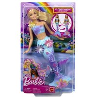 Barbie Flower Magic Meerjungfrauen-Spielzeugpuppe mit magischer Überraschungsblüte und perlenbesetztem Haarreif Barbie Flower Magic Meerjungfrauen-Spielzeugpuppe mit magischer Überraschungsblüte und perlenbesetztem Haarreif von Mattel GmbH