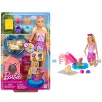 Barbie Pool Party-Spielset für Welpen mit Puppe, Hundehütte und Rutsche, 2 Tierfiguren und 6 Zubehörteilen Barbie Pool Party-Spielset für Welpen mit Puppe, Hundehütte und Rutsche, 2 Tierfiguren und 6 Zubehörteilen von Mattel GmbH