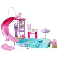 Barbie Traumpool Spielset mit Rutsche und schäumendem Whirlpool sowie über 20 Zubehörteilen wie Haustier, Schwimmringe und mehr Barbie Traumpool Spielset mit Rutsche und schäumendem Whirlpool sowie über 20 Zubehörteilen wie Haustier, Schwimmringe und mehr von Mattel GmbH