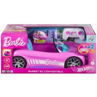 Ferngesteuertes Hot Wheels Barbie Cabrio, Spielzeugauto mit batteriebetriebener Fernbedienung, Platz für 2 Barbie-Puppen Ferngesteuertes Hot Wheels Barbie Cabrio, Spielzeugauto mit batteriebetriebener Fernbedienung, Platz für 2 Barbie-Puppen von Mattel GmbH