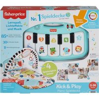 Fisher-Price Kontrast-Spieldecke für Babys, Spielspaß Piano-Gym, blau, deutsche Version Fisher-Price Kontrast-Spieldecke für Babys, Spielspaß Piano-Gym, blau, deutsche Version von Mattel GmbH