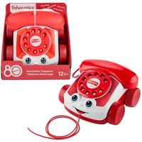 Fisher-Price rotes Plappertelefon, für Babys und Kleinkinder, Mattel 80-jährige Jubiläumsedition Fisher-Price rotes Plappertelefon, für Babys und Kleinkinder, Mattel 80-jährige Jubiläumsedition von Mattel GmbH