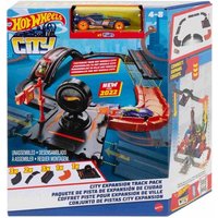 Hot Wheels City Erweiterungstrack Set, 10-teiliges Set mit 1 Fahrzeug, Geschenk für Kinder ab 4 Jahren Hot Wheels City Erweiterungstrack Set, 10-teiliges Set mit 1 Fahrzeug, Geschenk für Kinder ab 4 Jahren von Mattel GmbH