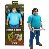 Minecraft Steve große Actionfigur, ca. 30 cm hoch, vom Film inspirierte Sammelfigur Minecraft Steve große Actionfigur, ca. 30 cm hoch, vom Film inspirierte Sammelfigur von Mattel GmbH
