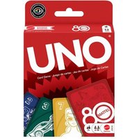 UNO Mattel Kartenspiel für Kinder und Familienabende in rubinroter Sonderedition zum 80. Jubiläum UNO Mattel Kartenspiel für Kinder und Familienabende in rubinroter Sonderedition zum 80. Jubiläum von Mattel GmbH