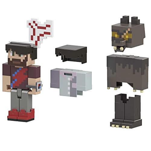 Mattel HNW10 Minecraft Creator Series Expansion Pack Rugaru Rougarou Action Figures, Mehrfarbig, Medium von Mattel