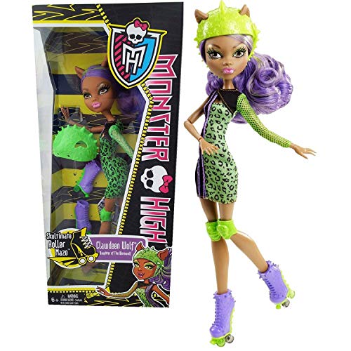 Mattel Y8350 - Monster High Rollschuh-Clique Clawdeen, Puppe von Mattel Monster High