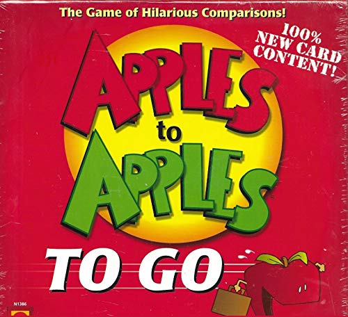 Apples to Apples to Go --The Game of Hilarious Comparisons by Mattel (English Manual) von Mattel