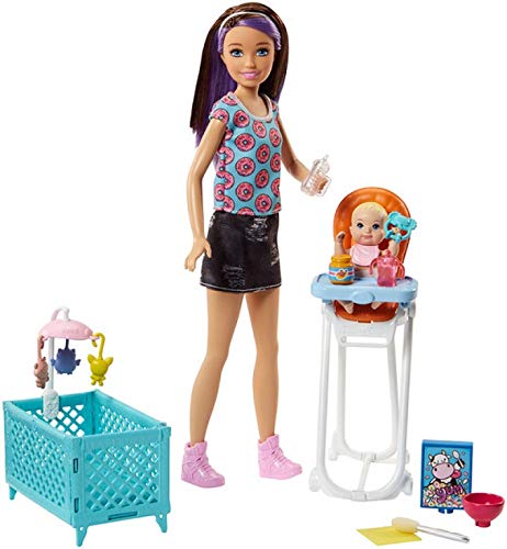 Mattel Barbie Babysitter Barbie Dolls (FHY97) von Mattel