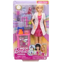 Barbie Wissenschaftlerin-Puppe und Zubehör mit blonder Modepuppe, Labortisch und Farbwechsel-Zubehör Barbie Wissenschaftlerin-Puppe und Zubehör mit blonder Modepuppe, Labortisch und Farbwechsel-Zubehör von Mattel GmbH