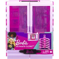 Barbie - Barbie Kleiderschrank mit Tragegriff ausklappbar von Mattel