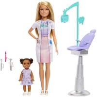 Barbie Zahnärztin-Puppe, blonde Modepuppe, 1 Kinderpuppe, medizinisches Untersuchungszubehör und passende Accessoires Barbie Zahnärztin-Puppe, blonde Modepuppe, 1 Kinderpuppe, medizinisches Untersuchungszubehör und passende Accessoires von Mattel GmbH